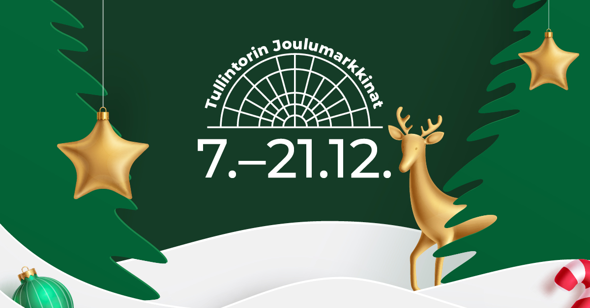 Tullintorin joulumarkkinoiden mainoskuva