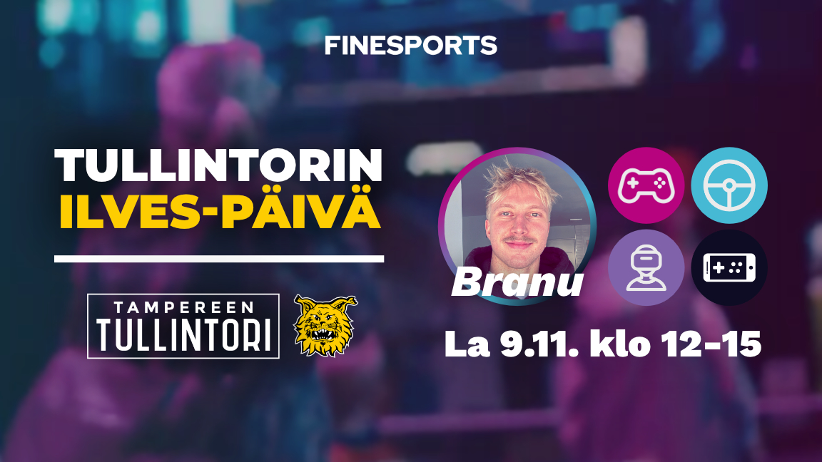 Tullintorin Ilves-päivässä mukana tubettaja Branu.